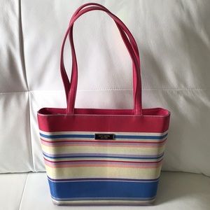 Kate Spade New York stripped satchel💕💙